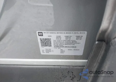 2025 Chevrolet Blazer Ev Eawd Lt z USA, uszkodzony, nr VIN 3GNKDGRJ8SS133819